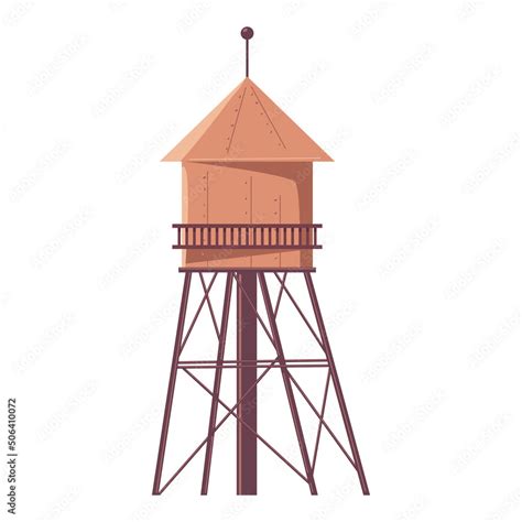 Cartoon Water Tower