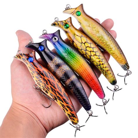 Aorace Fishing Hard Lure Floating Popper Wobbler 124mm 20 4g Topwater