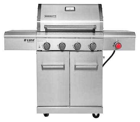 Nexgrill Deluxe 4 Burner 48000 BTU Premium Dual Energy Propane Gas