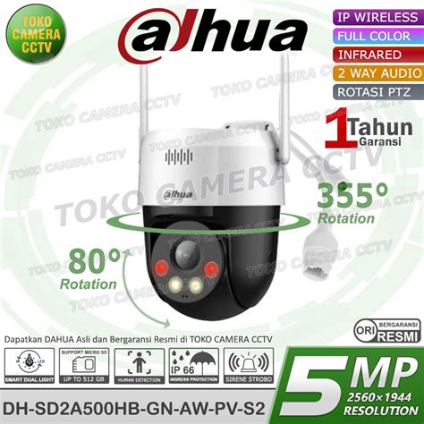 Jual DAHUA DH SD2A500HB GN AW PV S2 PICOO 5MP KAMERA CCTV WIFI CAMERA 2