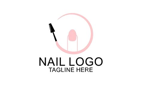 Nail beauty logo design with creative element style 47114467 Vector Art ...