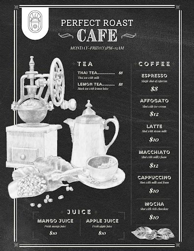 Best Coffee Shop Menu Ideas Stealth Agents