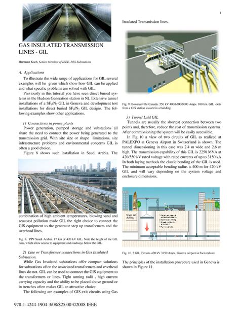 Gas Insulated Transmission Lines GIL IEEE Conference Publication