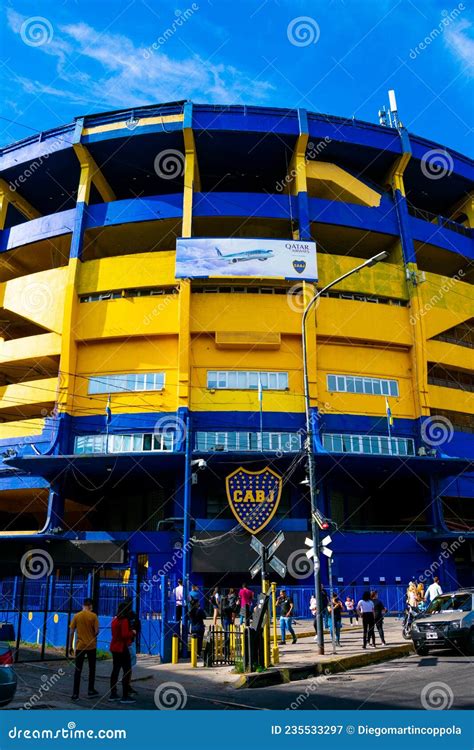 Boca Juniors Football Stadium Called La Bombonera Editorial Photography ...