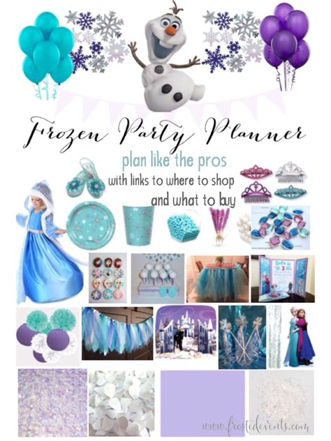 Frozen Theme Birthday Party IDeas