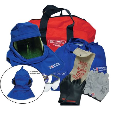 Mitchell Instruments Safety PPE 40 Cal Arc Flash Kit With Jacket And