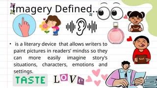creative writing fiction types  imagerysensory detailsimagerypptx
