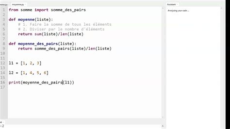 Moyenne D Une Liste En Python Avec Et Sans Condition YouTube