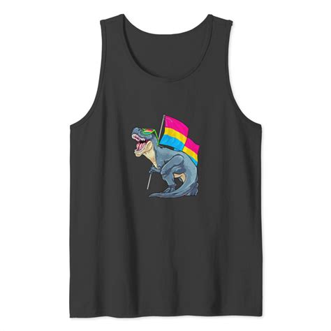 LGBT Pride Pansexual Dinosaur Pan Pride Flag LGBT T Rex Pride Month