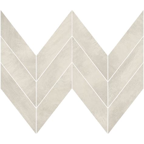 1 7 8 X 6 7 8 Midi Chevron Mosaic Eastside Salt Pera Tile