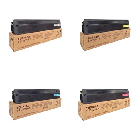 4 Pack Made By Toshiba TFC505U TFC 505U Laser Toner Cartridge E Studio