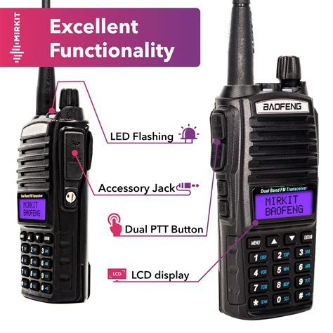 Snapklik Mirkit Baofeng Uv Mk W Max Power Ham Radio Vhf