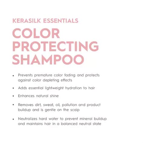 Kerasilk Essentials Color Protecting Shampoo Ml Kopen Nu