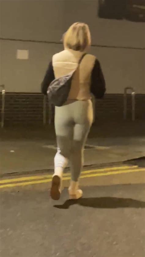 Slim Brunette Walking In Yoga Pants Video ThisVid