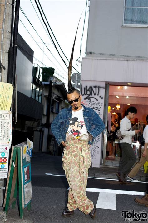 Kazuhiro Watanabe Worlds Tallest Mohawk Tokyo Fashion