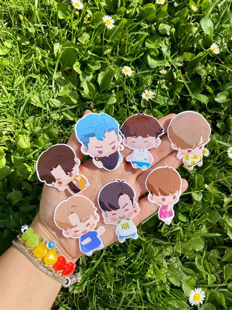 BTS Island In The Seom Game Stickers Namjoon Jin Yoongi Etsy Canada