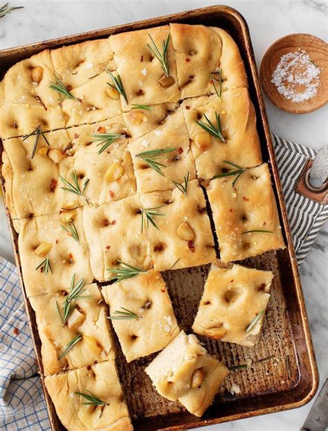 Focaccia With Garlic And Rosemary Recipe The Feedfeed