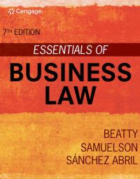 Essentials Of Business Law And The Legal Environment 7th Edition