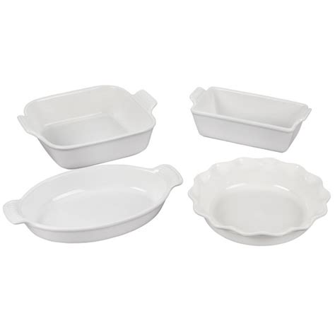 Le Creuset Heritage Stoneware 4 Piece Bakeware Set & Reviews | Perigold