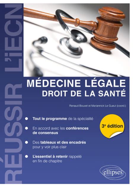 Médecine légale droit de la santé 3e édition