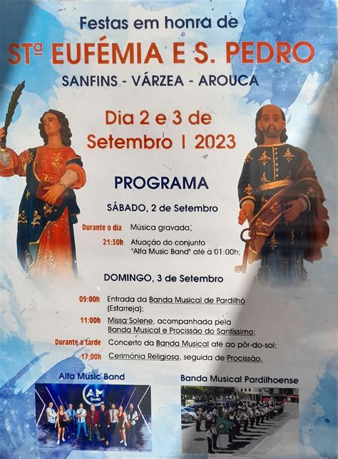 Festa Em Honra De Santa Eufémia E São Pedro 2023 Arouca