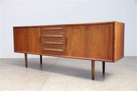 Tambour Door Sideboard By Ib Kofod Larsen The Vintage Shop