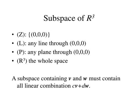 Ppt Lecture Symmetric Matrices Subspaces And Nullspaces Powerpoint