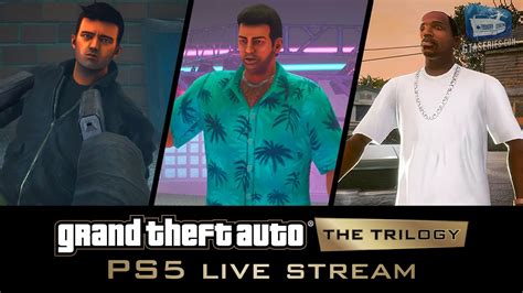 Gta The Trilogy The Definitive Edition Ps5 Gameplay Livestream Youtube