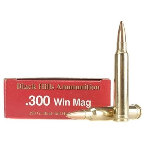 Bulk Black Hills 300 Win Mag Ammo 190gr Match Hp 200 Rounds