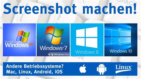 Screenshot Machen Einfache Video Anleitung Youtube