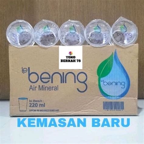 Jual Air Mineral Le Bening Gelas Air Le Bening Cup Le Bening Air