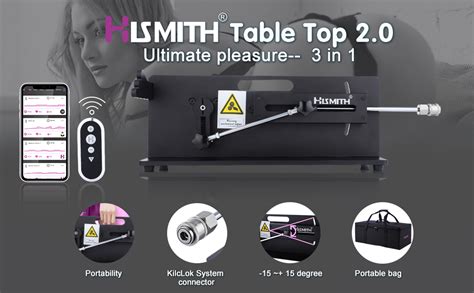 Hismith Table Top Pro Sex Machine Fuck Machine With Dildo App