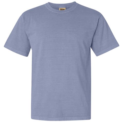 Comfort Colors 1717 Garment Dyed Heavyweight T Shirt Ice Blue Full