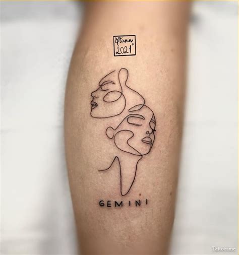 Details More Than 78 Two Faced Gemini Tattoos Best In Cdgdbentre