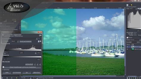Farbstich Entfernen Bildbearbeitung GIMP Tutorial YouTube