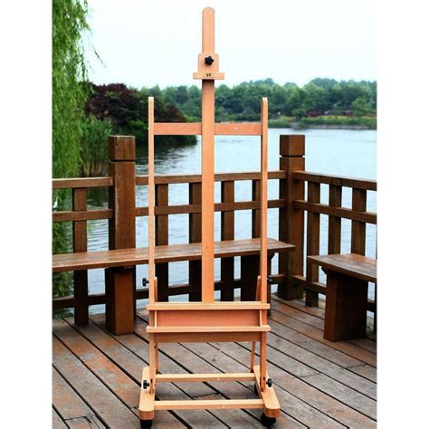 H-Frame Deluxe Adjustable Wood Studio Easel - Affordable Modern Design ...