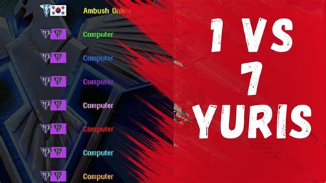 Red Alert 2 How To Beat 7 Yuris 8 Brutal Player Map Yuri S