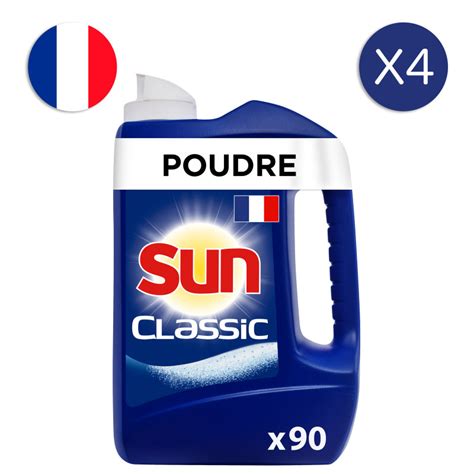 X Lavages Poudre Lave Vaisselle Sun Classic Efficacit Brillance