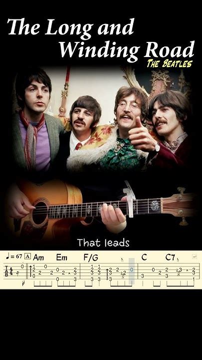 🔴the Beatles The Long And Winding Roadㅣeasy Fingerstyle Guitar Tutorialㅣtabs Youtube