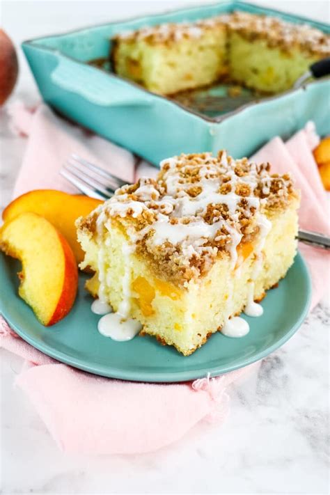 Peach Crumb Coffee Cake The Best Peach Coffee Cake Recipe