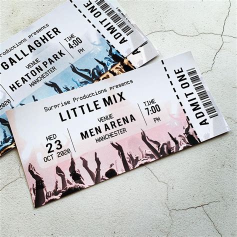 Surprise Concert Ticket Surprise Festival Surprise Concert Etsy