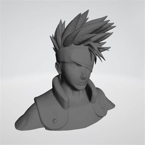 Kakashi Naruto Busto Modello D Pronto Per La Stampa Stl