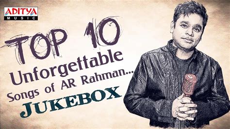 Top 10 Best Songs Ar Rahman Tamil