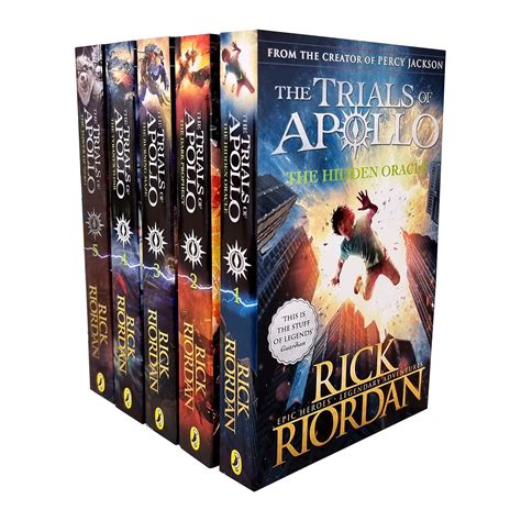 Rick Riordan Trials Of Apollo Collection 5 Books Set The Hidden Oracle