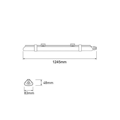 Oprawa Hermetyczna Led W Lm Ip Greenlux Eldor