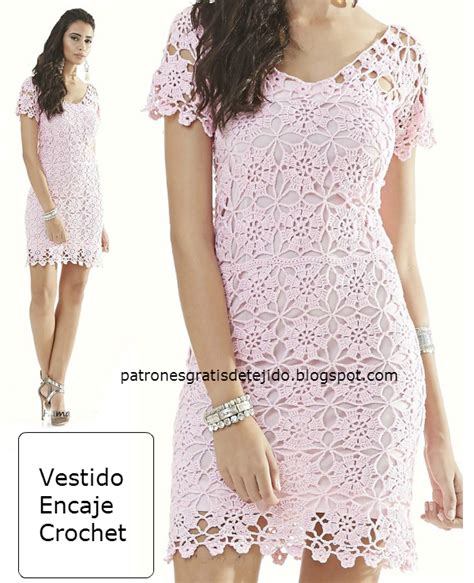 Patrones De Vestido De Encaje Al Crochet Paso A Paso