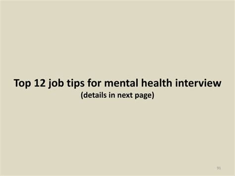 80 Mental Health Interview Questions With Answers Ppt