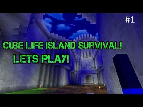 Cube Life Island Survival First Look Lets Play Pt Nintendo Wiiu