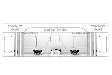 Exhibition Stand Stall X M Height Cm Side Open Model