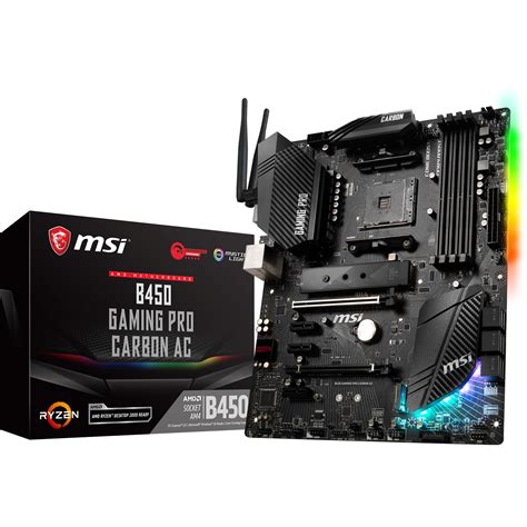 MSI B450 GAMING PRO CARBON AC 911 7B85 005 Achat Vente Carte mère